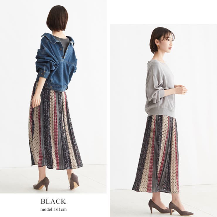 PLEATS PLEASE プリーツスカート マルチカラー サイズ5 楽天市場