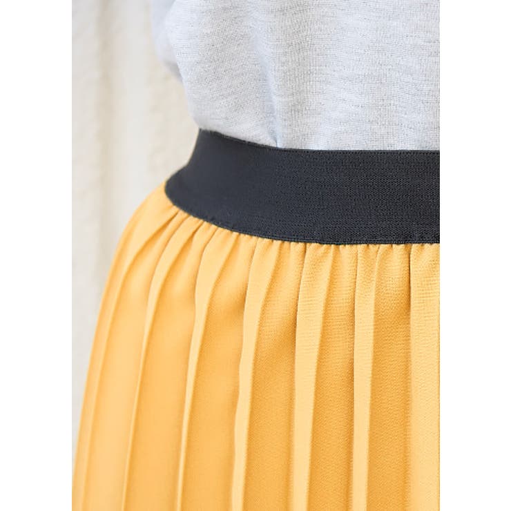 MAX&Co.　プリーツ　ラップスカート　46 MAX&Co.プリーツラップスカート46