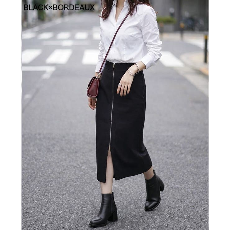 1枚で2通り楽しめる。リバーシブルフロントジップスカート スカート ロングスカー… | HAPPY急便 by VERITA.JP | 詳細画像6 