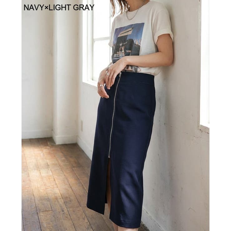 1枚で2通り楽しめる。リバーシブルフロントジップスカート スカート ロングスカー… | HAPPY急便 by VERITA.JP | 詳細画像8 