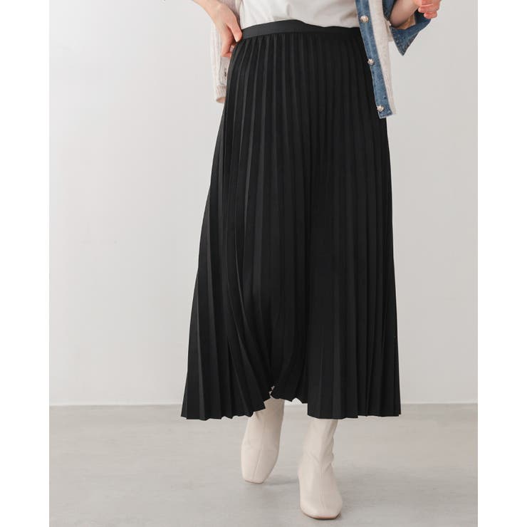 動くたびに揺れる美シルエット。マシュマロスエードアコーディオンプリーツスカート … | HAPPY急便 by VERITA.JP | 詳細画像13 