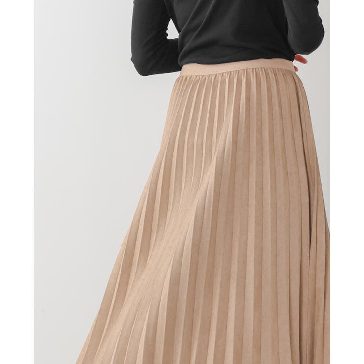 動くたびに揺れる美シルエット。マシュマロスエードアコーディオンプリーツスカート … | HAPPY急便 by VERITA.JP | 詳細画像18 