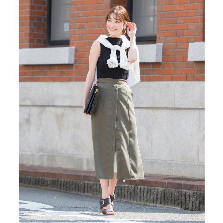 オシャレ上級者プリーツ。ツイル×プリーツ切替えスカート スカート プリーツスカート | HAPPY急便 by VERITA.JP | 詳細画像22