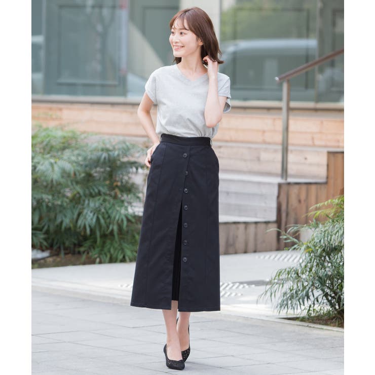 オシャレ上級者プリーツ。ツイル×プリーツ切替えスカート スカート プリーツスカート | HAPPY急便 by VERITA.JP | 詳細画像25