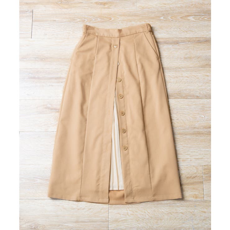 オシャレ上級者プリーツ。ツイル×プリーツ切替えスカート スカート プリーツスカート | HAPPY急便 by VERITA.JP | 詳細画像8