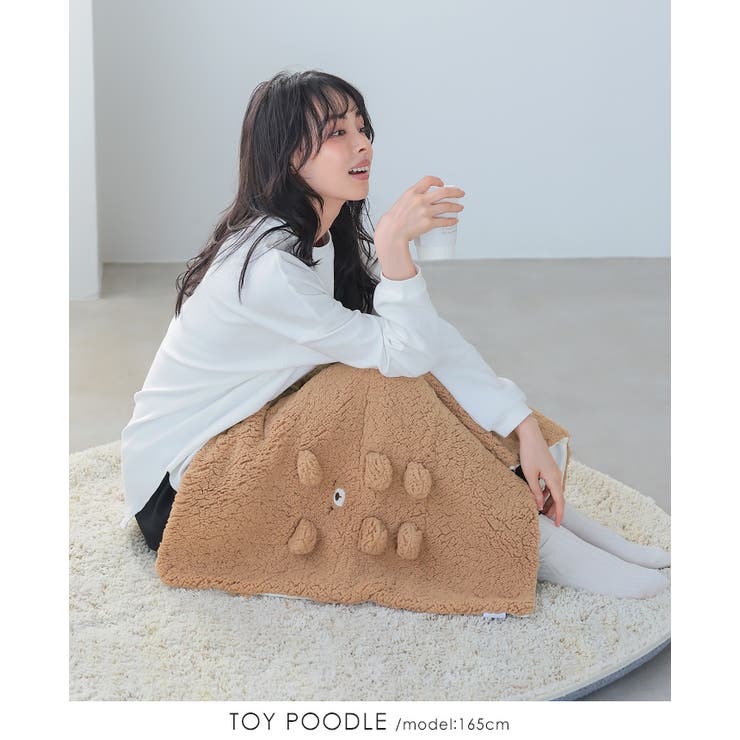 この可愛さと肌触り、誰もが虜になる。モコモコくるくるアニマルひざ掛け。 ひざ掛け | HAPPY急便 by VERITA.JP | 詳細画像7 