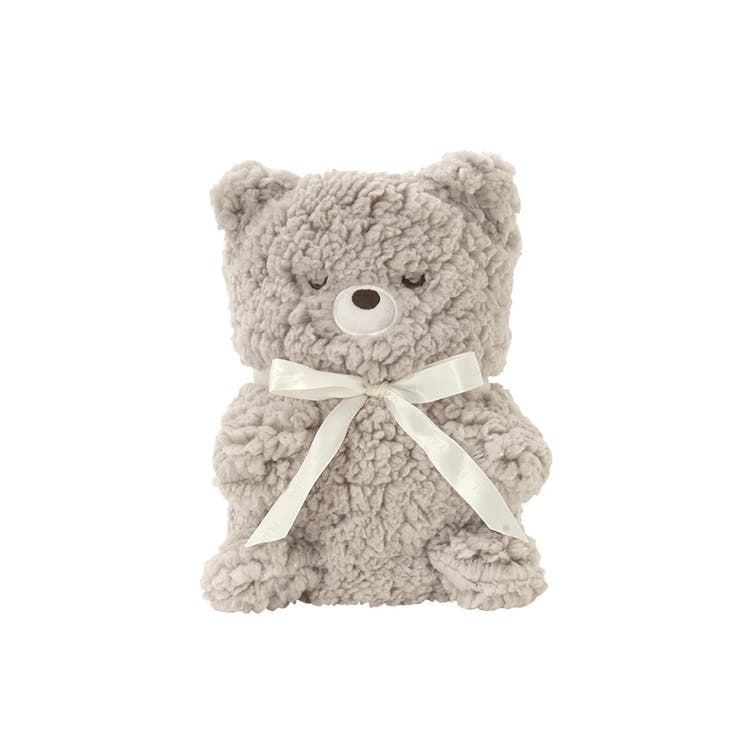 【クマ】 | この可愛さと肌触り、誰もが虜になる。モコモコくるくるアニマルひざ掛け。 ひざ掛け | HAPPY急便 by VERITA.JP