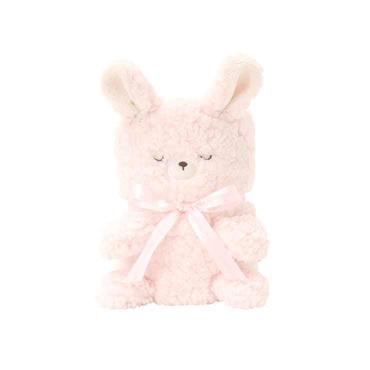 【ウサギ】 | この可愛さと肌触り、誰もが虜になる。モコモコくるくるアニマルひざ掛け。 ひざ掛け | HAPPY急便 by VERITA.JP