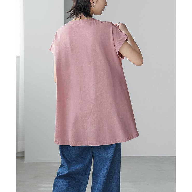 暑い日もひんやり快適。綿100％フレアチュニック tシャツ カットソー | HAPPY急便 by VERITA.JP | 詳細画像8 