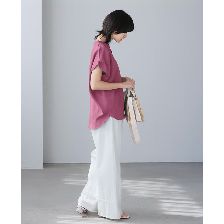 少しの拘りで、デイリーをアップデート。キーネックドルマンTシャツ tシャツ カッ… | HAPPY急便 by VERITA.JP | 詳細画像12 