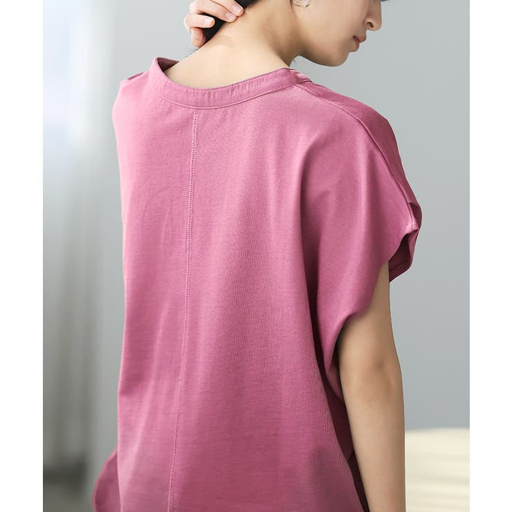 少しの拘りで、デイリーをアップデート。キーネックドルマンTシャツ tシャツ カッ… | HAPPY急便 by VERITA.JP | 詳細画像13 