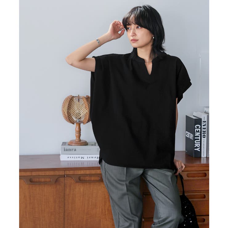 少しの拘りで、デイリーをアップデート。キーネックドルマンTシャツ tシャツ カッ… | HAPPY急便 by VERITA.JP | 詳細画像17 