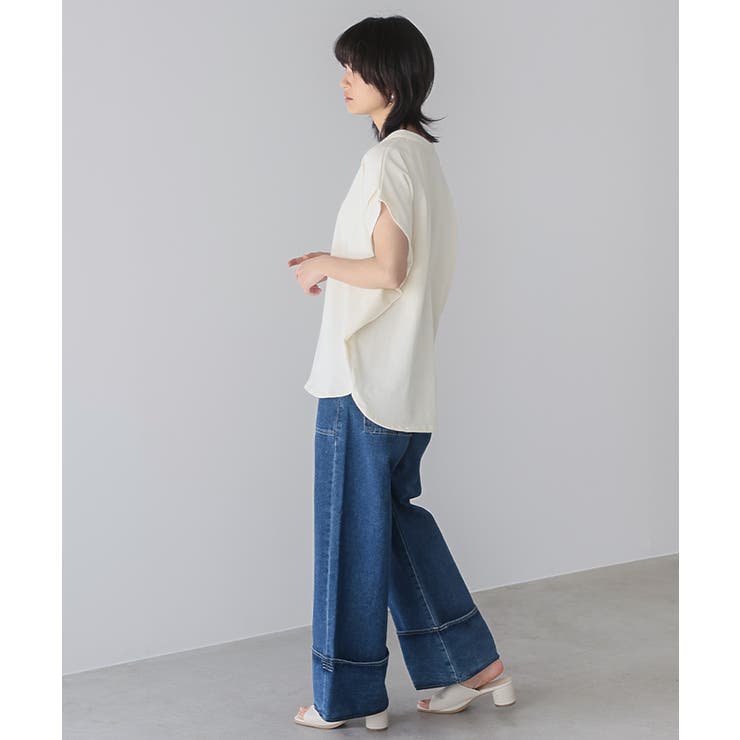 少しの拘りで、デイリーをアップデート。キーネックドルマンTシャツ tシャツ カッ… | HAPPY急便 by VERITA.JP | 詳細画像5 