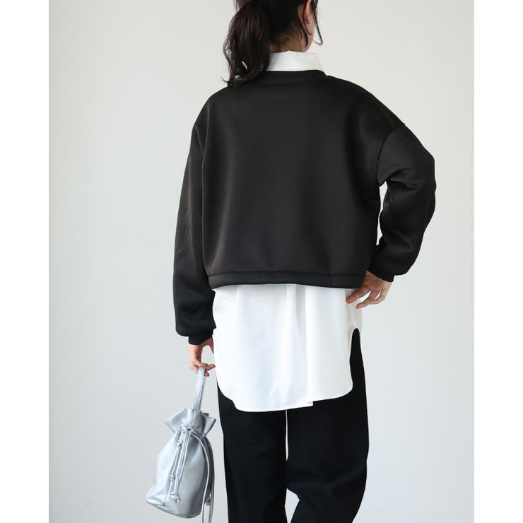 スタイルアップする、あったかアイテム。裾ドロスト裏起毛ショートトップス 裏起毛 | HAPPY急便 by VERITA.JP | 詳細画像11 