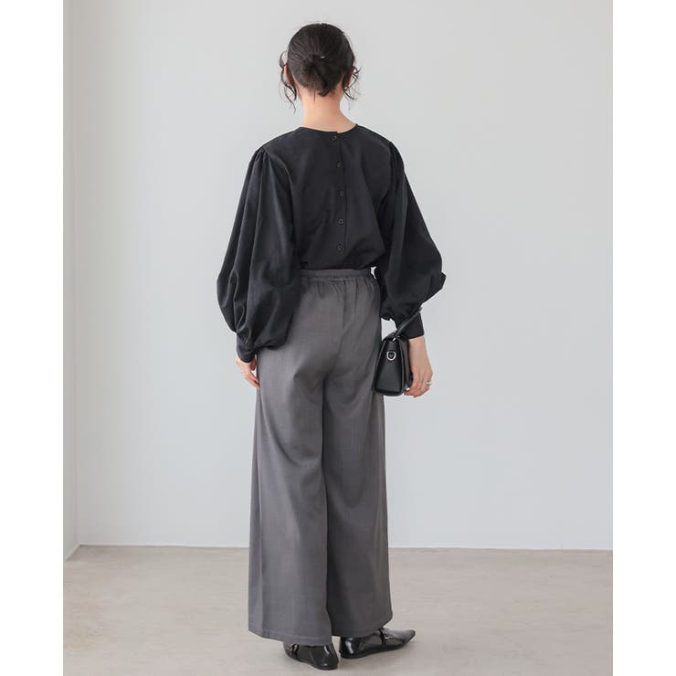 前後で使える2wayデザイン。ピーチボリュームスリーブブラウス ブラウス トップ… | HAPPY急便 by VERITA.JP | 詳細画像19 