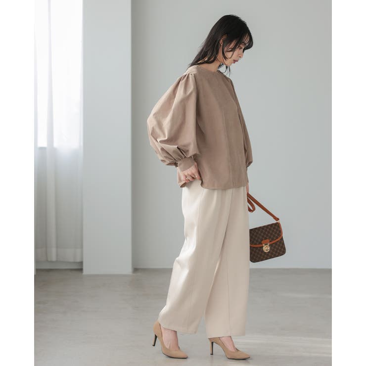 前後で使える2wayデザイン。ピーチボリュームスリーブブラウス ブラウス トップ… | HAPPY急便 by VERITA.JP | 詳細画像7 