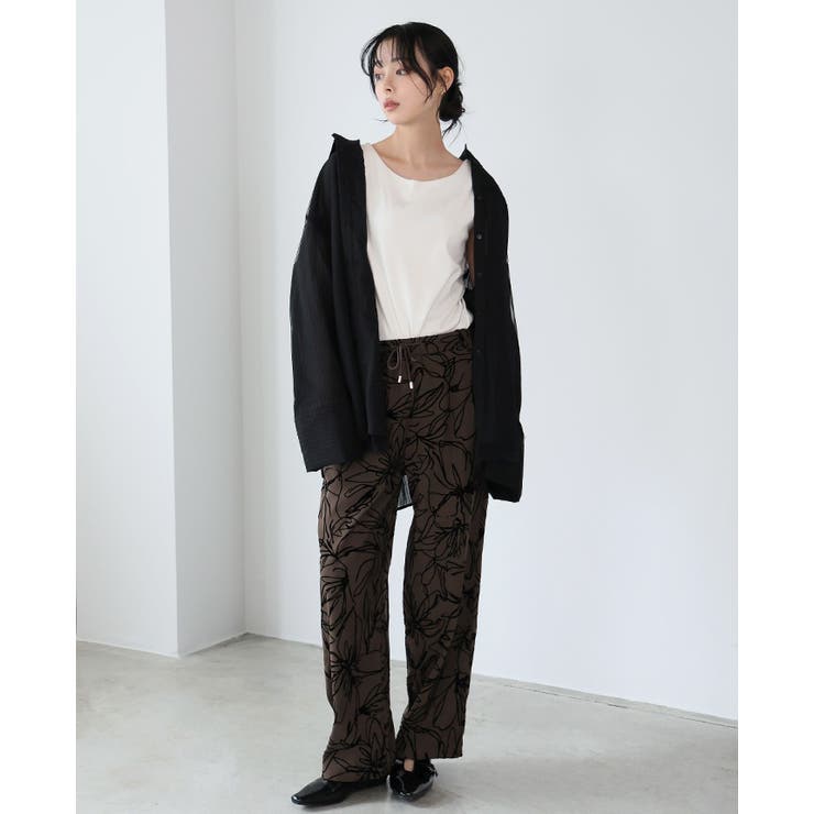 纏うだけで洗練される大人アイテム。ストライプチュールシアーブラウス シャツ 春ブ… | HAPPY急便 by VERITA.JP | 詳細画像17 