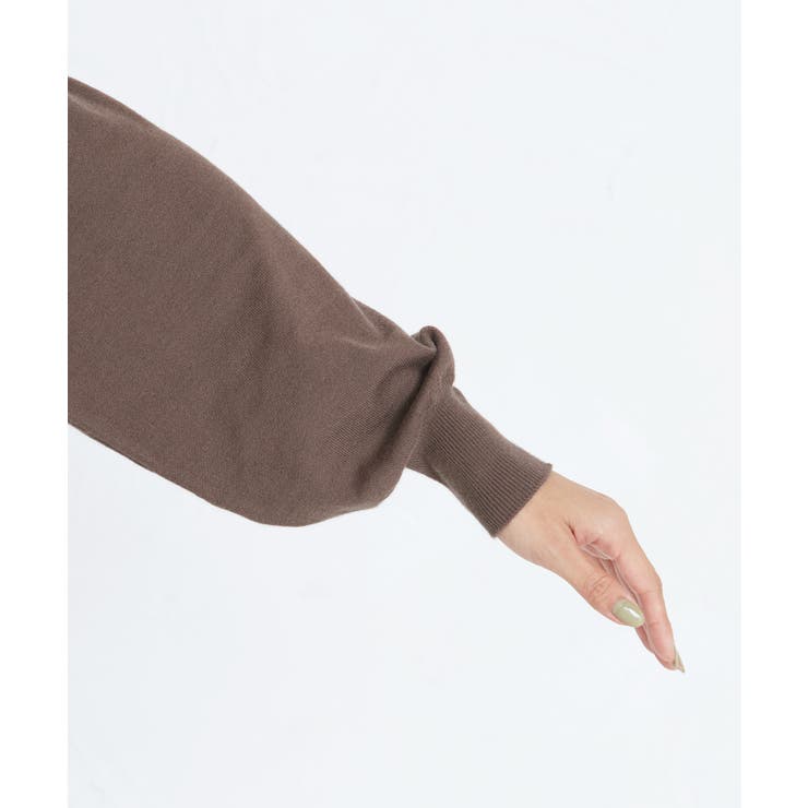 ベルトでコーデをクールに変える。フロントベルト付きニットチュニック ニット | HAPPY急便 by VERITA.JP | 詳細画像11 