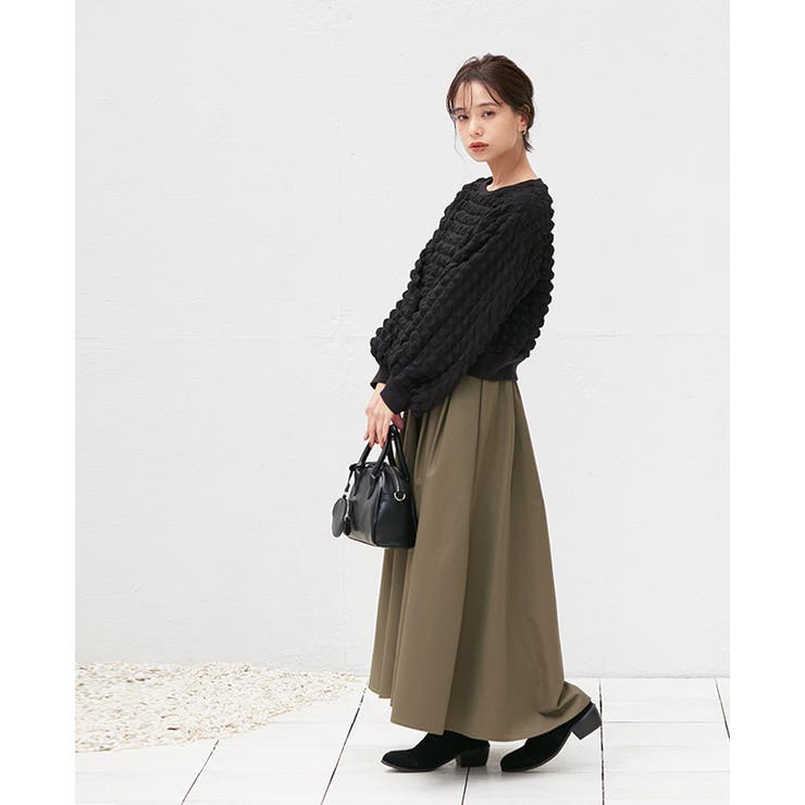 生地に拘った旬トップス。ぽこぽこワッフルトップス トップス