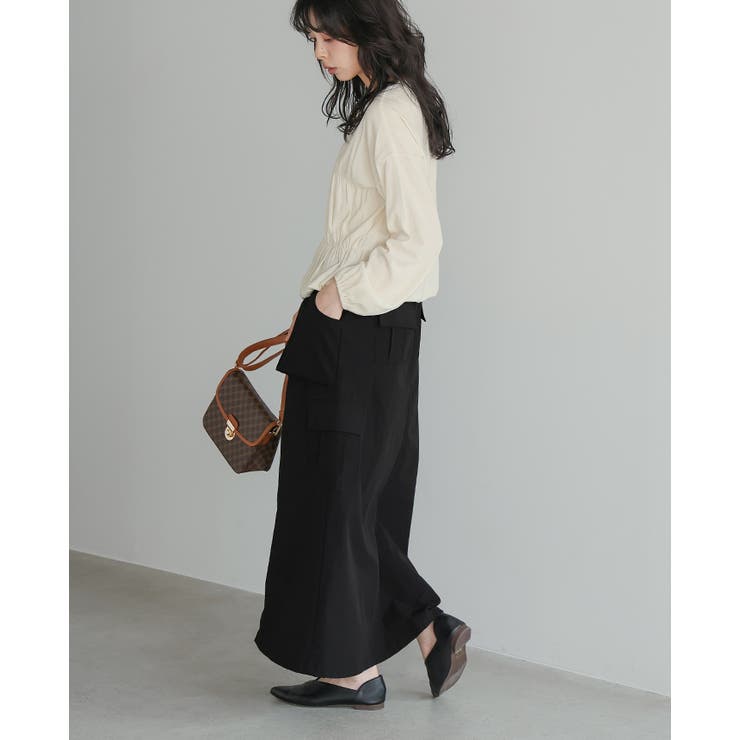 くしゅっとさせて美シルエット。シャーリングトップス カットソー ロンT | HAPPY急便 by VERITA.JP | 詳細画像18 