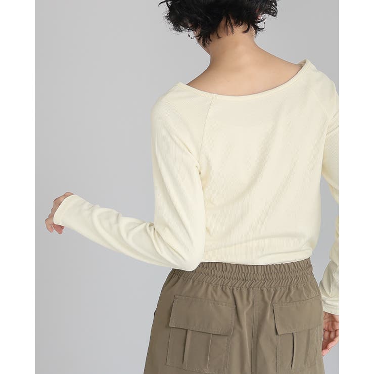 いつもの日常に、ちょっとの抜け感。ボートネックトップス カットソー ロンT | HAPPY急便 by VERITA.JP | 詳細画像18 