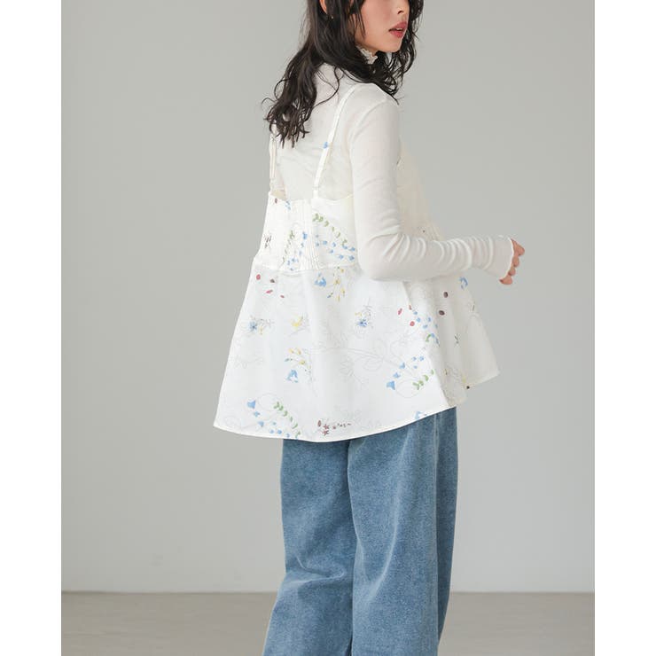 季節を感じる可憐な花たち。花柄プリントキャミソール キャミ キャミソール | HAPPY急便 by VERITA.JP | 詳細画像15 