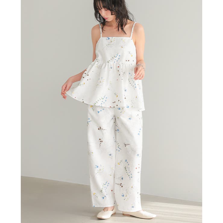 季節を感じる可憐な花たち。花柄プリントキャミソール キャミ キャミソール | HAPPY急便 by VERITA.JP | 詳細画像17 