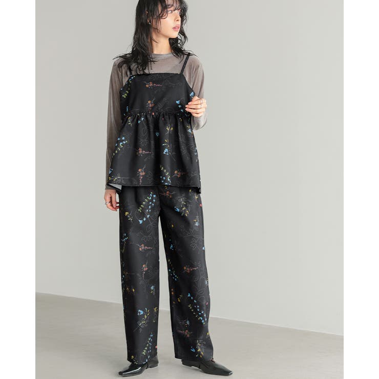 季節を感じる可憐な花たち。花柄プリントキャミソール キャミ キャミソール | HAPPY急便 by VERITA.JP | 詳細画像8 