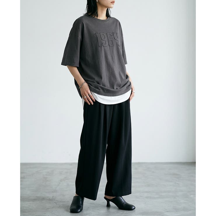 ヴィンテージライクな1枚。ピグメント加工刺繍ロゴTシャツ tシャツ カットソー | HAPPY急便 by VERITA.JP | 詳細画像10 
