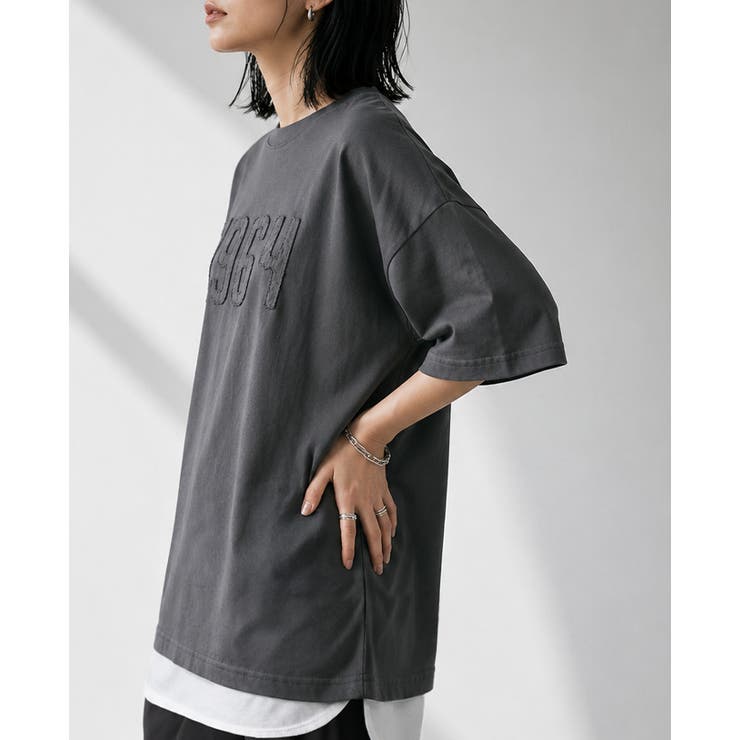ヴィンテージライクな1枚。ピグメント加工刺繍ロゴTシャツ tシャツ カットソー | HAPPY急便 by VERITA.JP | 詳細画像11 