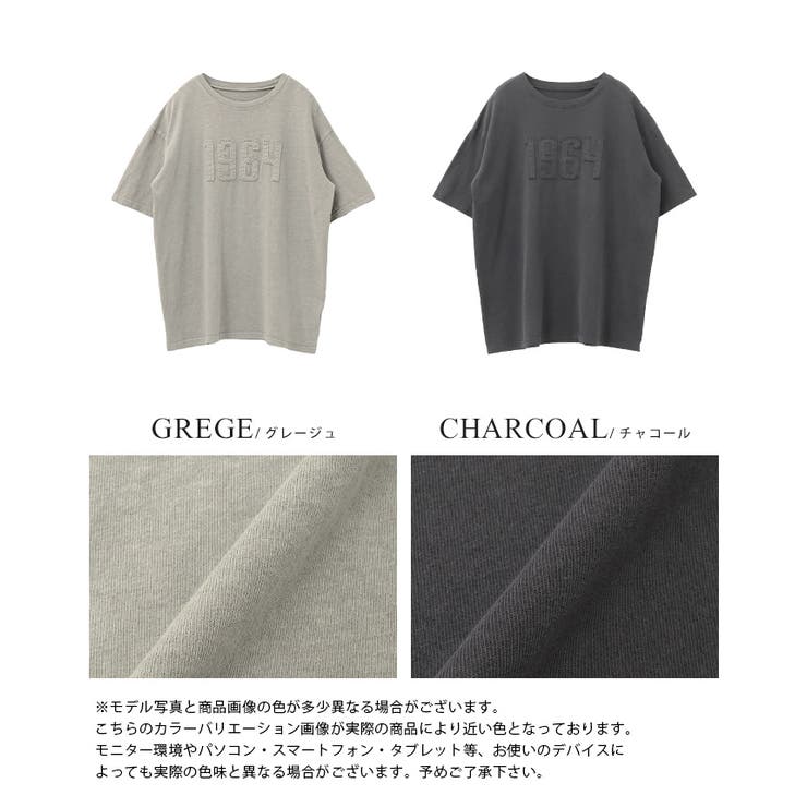 ヴィンテージライクな1枚。ピグメント加工刺繍ロゴTシャツ tシャツ カットソー | HAPPY急便 by VERITA.JP | 詳細画像3 