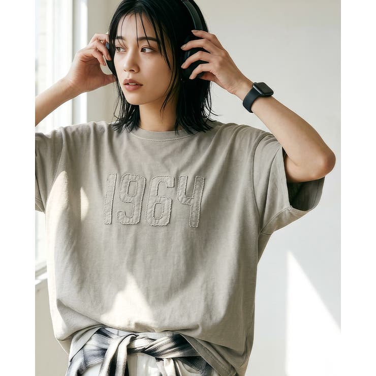 ヴィンテージライクな1枚。ピグメント加工刺繍ロゴTシャツ tシャツ カットソー | HAPPY急便 by VERITA.JP | 詳細画像5 