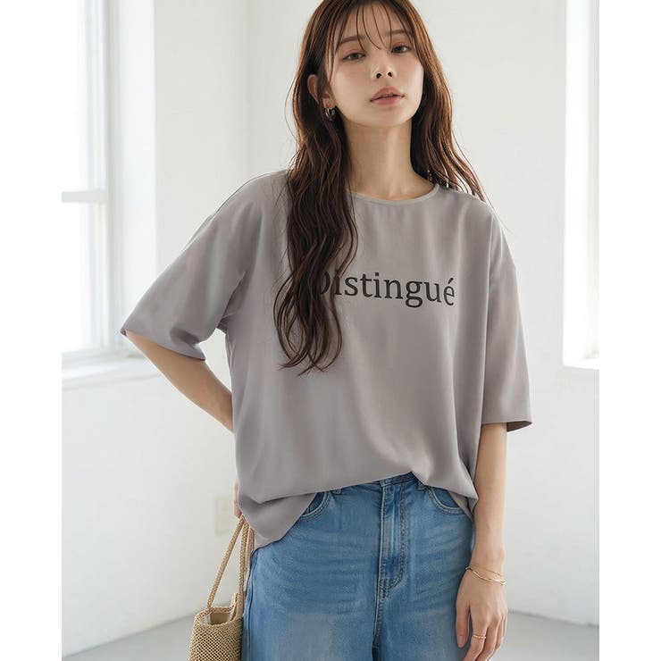 ひんやり快適。接触冷感ジョーゼットロゴＴシャツ tシャツ トップス | HAPPY急便 by VERITA.JP | 詳細画像12 