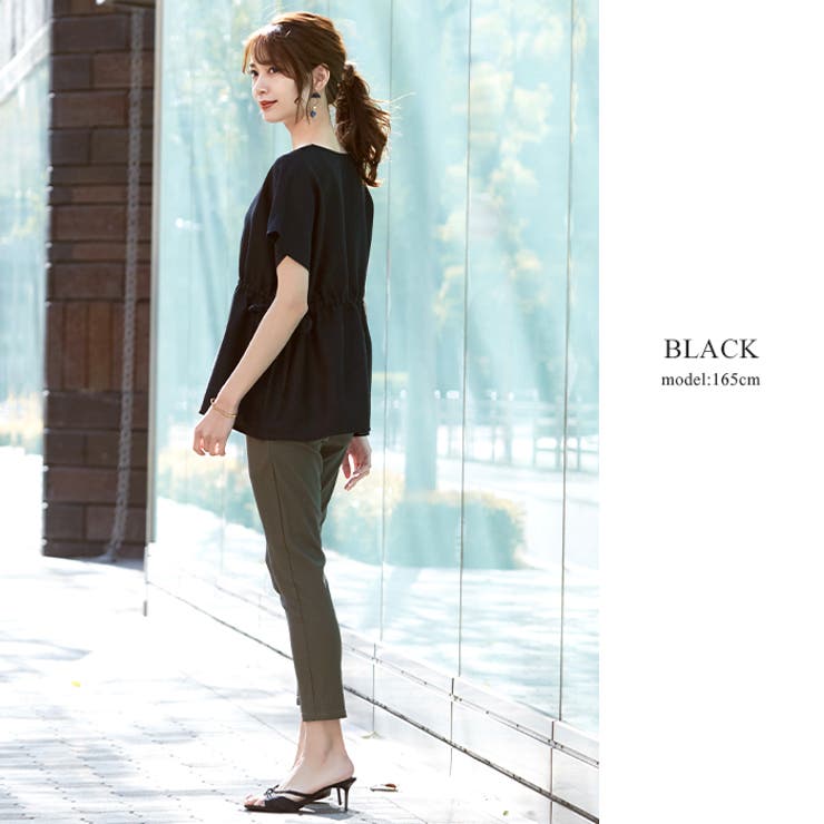 キュッと引き締め、美シルエット。ウエストドロストプルオーバー プルオーバー | HAPPY急便 by VERITA.JP | 詳細画像11 