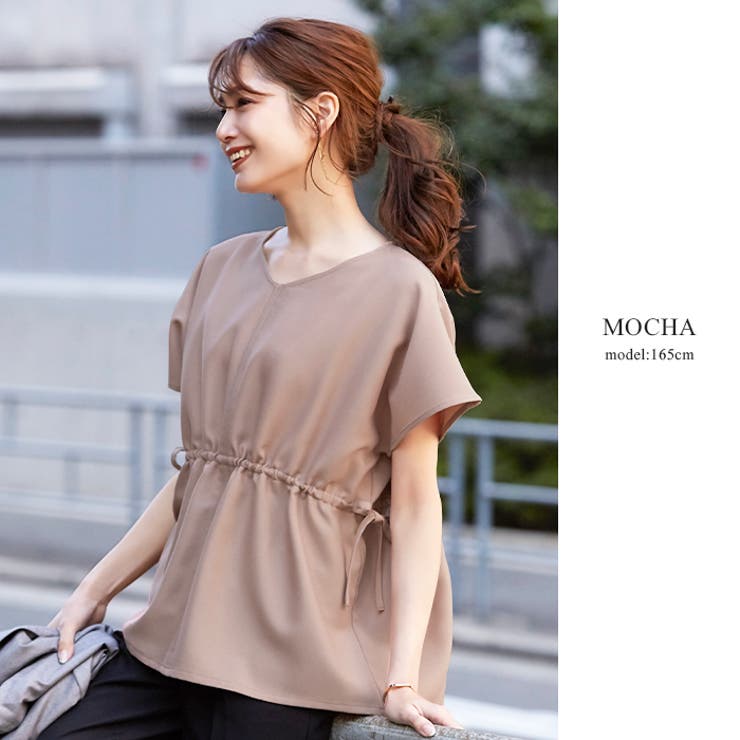 キュッと引き締め、美シルエット。ウエストドロストプルオーバー プルオーバー | HAPPY急便 by VERITA.JP | 詳細画像15 