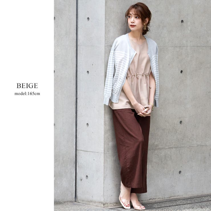 キュッと引き締め、美シルエット。ウエストドロストプルオーバー プルオーバー | HAPPY急便 by VERITA.JP | 詳細画像17 