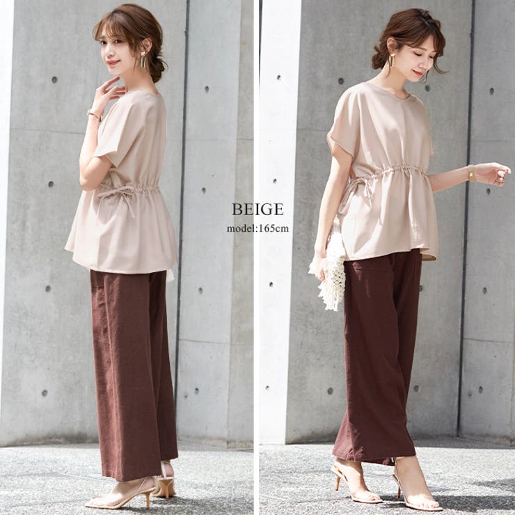 キュッと引き締め、美シルエット。ウエストドロストプルオーバー プルオーバー | HAPPY急便 by VERITA.JP | 詳細画像18 