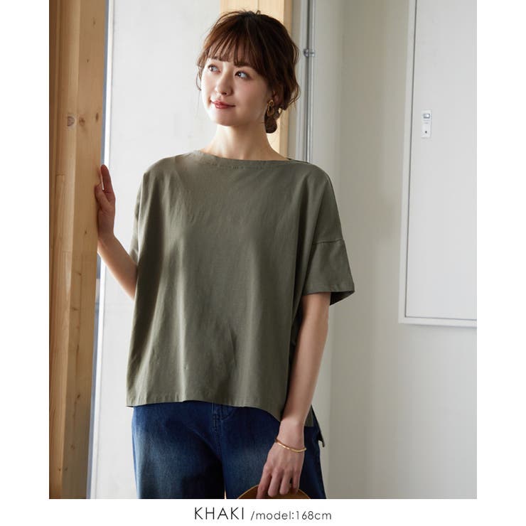 tシャツ レディース カットソー 大きいサイズ ビッグtシャツ0 - トップス