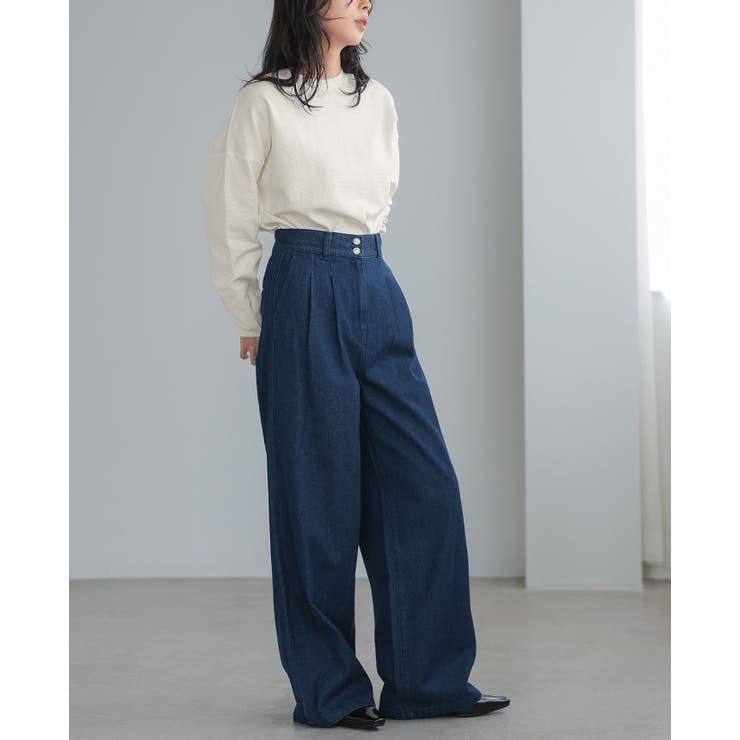 他と差が出る大人カジュアル。ラウンドヘムジャガードコットンカットソー カットソー… | HAPPY急便 by VERITA.JP | 詳細画像11 