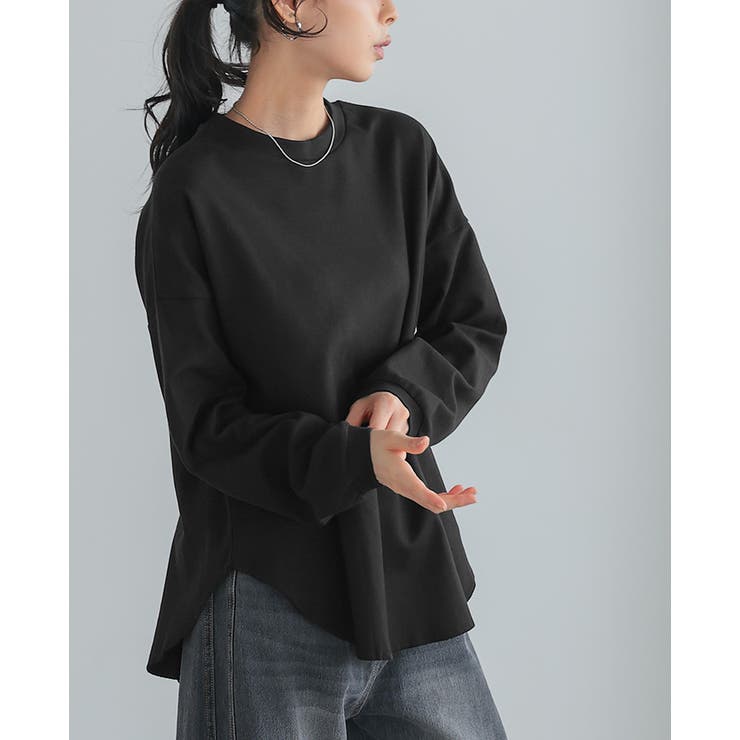 他と差が出る大人カジュアル。ラウンドヘムジャガードコットンカットソー カットソー… | HAPPY急便 by VERITA.JP | 詳細画像22 