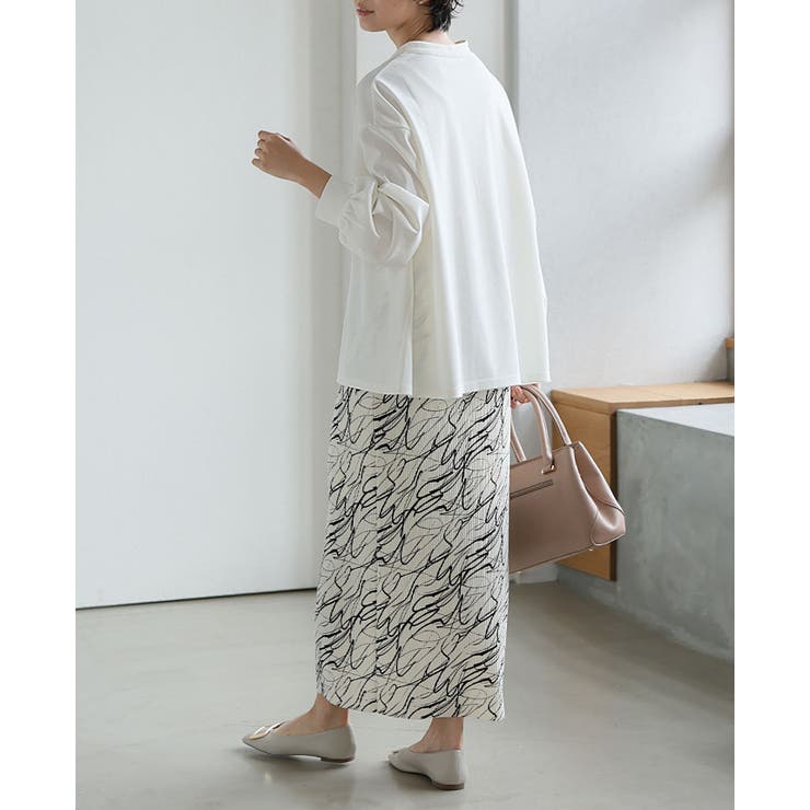 ラクにキレイめコーデを作る。梨地ピンタックブラウス ブラウス プルオーバー | HAPPY急便 by VERITA.JP | 詳細画像7 