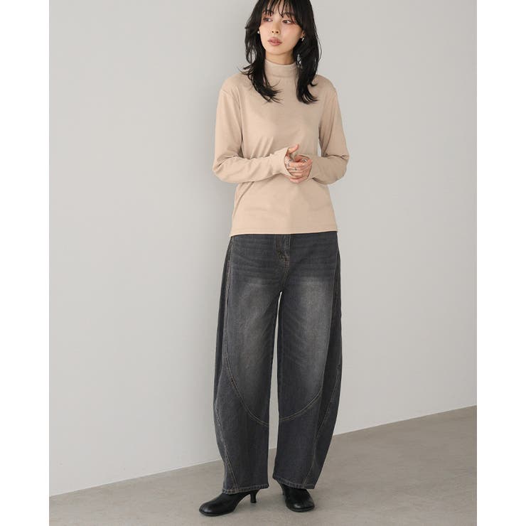 まるでマシュマロのよう。ストレッチフリースハイネックカットソー カットソー ロン… | HAPPY急便 by VERITA.JP | 詳細画像9 