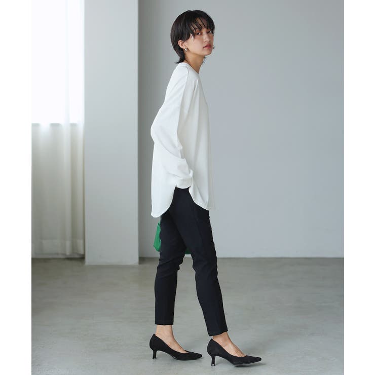 大人の抜け感。梨地スキッパーブラウス ブラウス シャツ | HAPPY急便 by VERITA.JP | 詳細画像13 