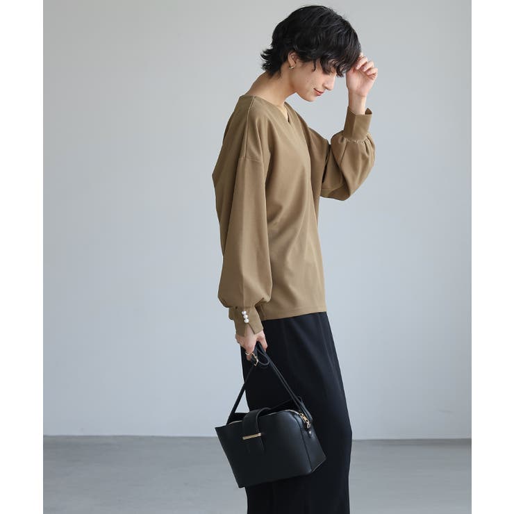 キレイとラクがこの1枚で叶う。梨地パール袖ブラウス ブラウス プルオーバー | HAPPY急便 by VERITA.JP | 詳細画像21 