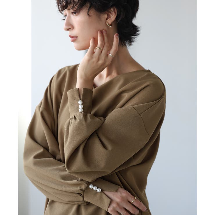 キレイとラクがこの1枚で叶う。梨地パール袖ブラウス ブラウス プルオーバー | HAPPY急便 by VERITA.JP | 詳細画像22 