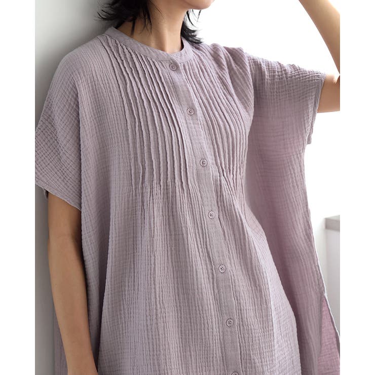 feerique ボイルクレープフリルブラウス｜BIGI online store
