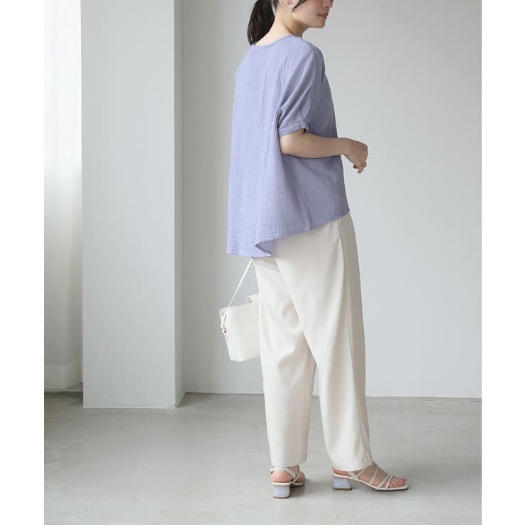 一度着たらヤミツキ！柔らかな肌触り ダブルガーゼ ワイドトップス | HAPPY急便 by VERITA.JP | 詳細画像13 