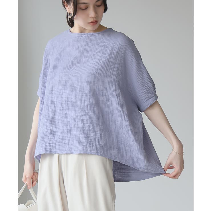 一度着たらヤミツキ！柔らかな肌触り ダブルガーゼ ワイドトップス | HAPPY急便 by VERITA.JP | 詳細画像14 