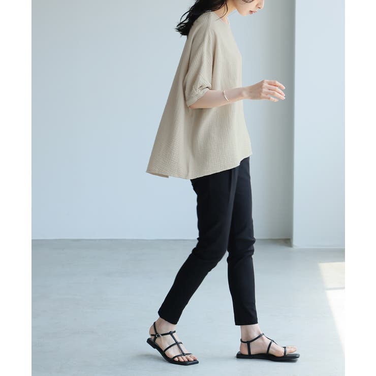 一度着たらヤミツキ！柔らかな肌触り ダブルガーゼ ワイドトップス | HAPPY急便 by VERITA.JP | 詳細画像22 