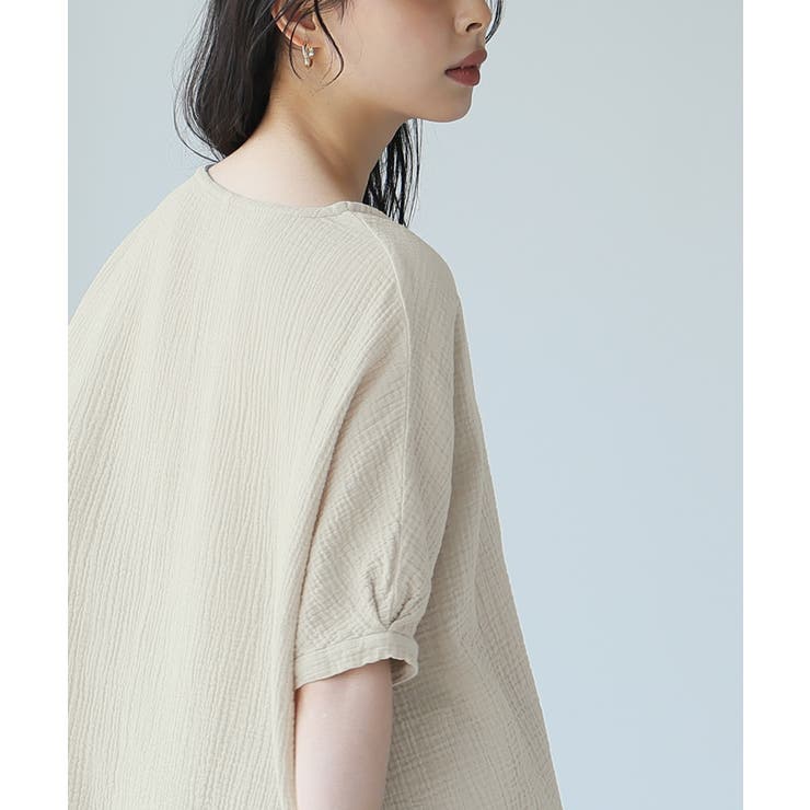 一度着たらヤミツキ！柔らかな肌触り ダブルガーゼ ワイドトップス | HAPPY急便 by VERITA.JP | 詳細画像23 